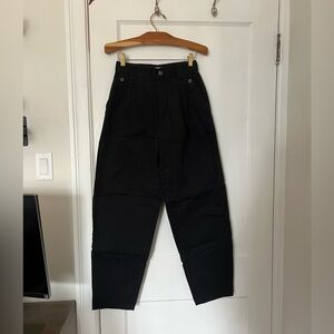 Black High-Waist Pants